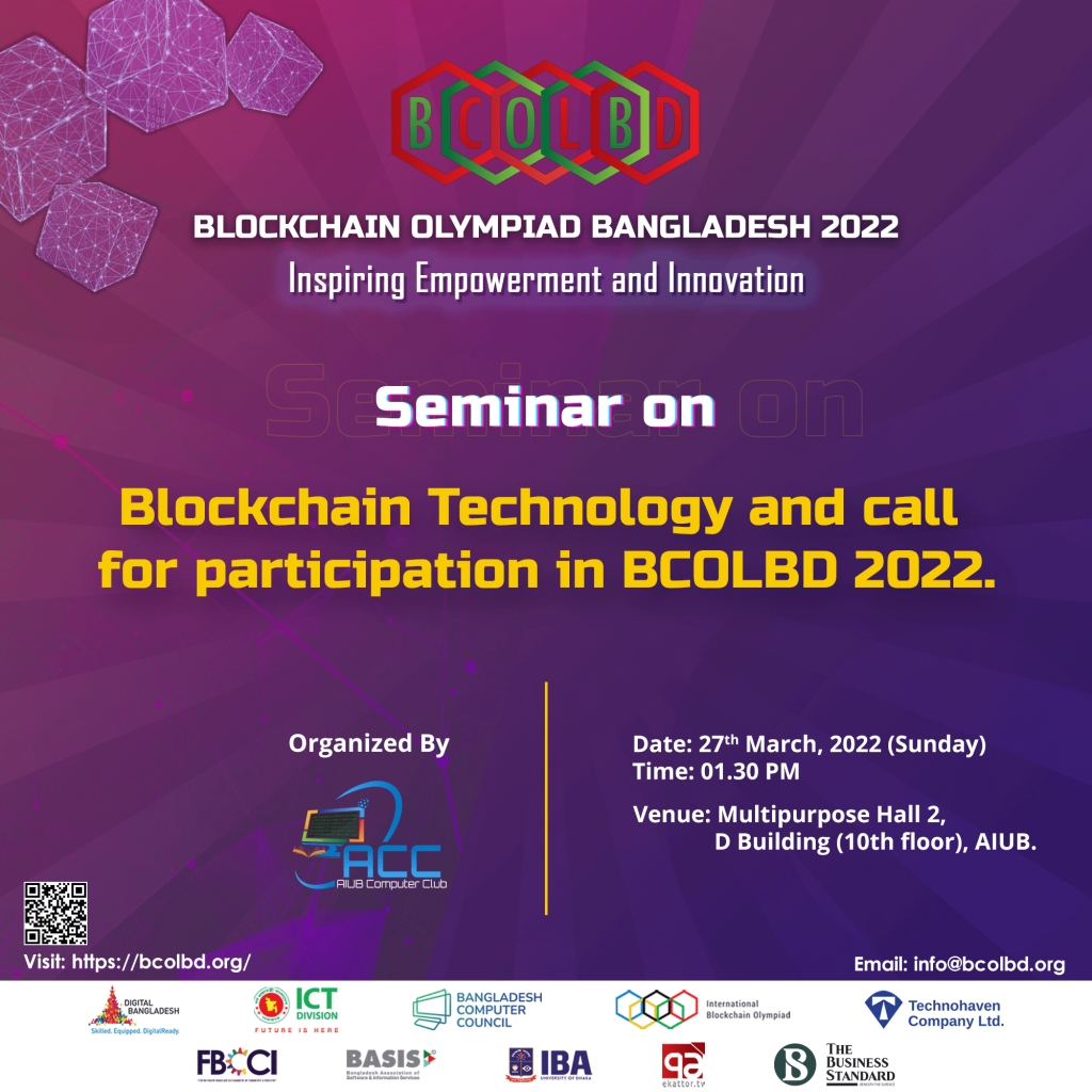 BCOLBD Event on Blockchain 2022